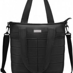 Geanta shopper dama, Zagatto, Negru, 34x30x12 cm, NERO, ZG838