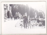 Bnk foto - Sinaia - Castelul Peles - terasa, Alb-Negru, Romania de la 1950, Cladiri