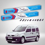 Cumpara ieftin Ștergătoare Renault Kangoo I Van 2 uși 1997-2007 | Set Față Flat Premium &ndash; TeamCar&reg;