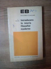 INTRODUCERE IN ISTORIA FILOZOFIEI MODERNE de C. I. GULIAN , 1974 , CONTINE SUBLINIERI foto