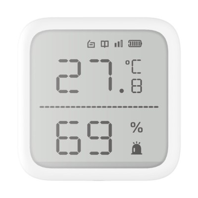 Detector de temperatura si umiditate wireless pentru AX PRO - HIKVISION DS-PDTPH-E-WE foto