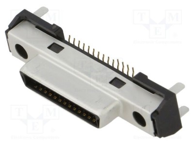 Conector D-Sub soclu tată 27 pini THT 1mm HIROSE DH foto