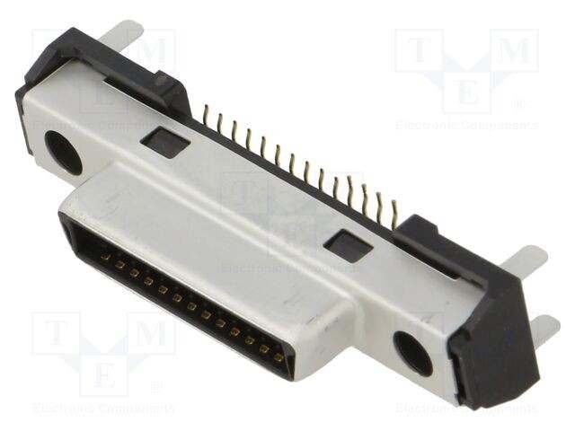 Conector D-Sub soclu tată 27 pini THT 1mm HIROSE DH