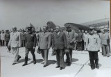 2 fotografii mari Agerpres, Petru Groza, vizita oficiala sovietica, anii 50
