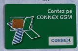 Cartela sim pentru telefon mobil nefolosita in plic CONNEX GSM ,