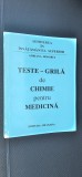 Teste - Grilă de Chimie pentru Medicină &bull; Autor: Adriana Horobeț &bull; Editura: Editura Granada Admiterea &icirc;n &icirc;nvățăm&acirc;ntul superior