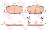 Set placute frana,frana disc MAZDA 6 Limuzina (GJ, GH) (2012 - 2016) TRW GDB3583