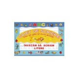 Caiet de scriere. Invatam sa scriem litere