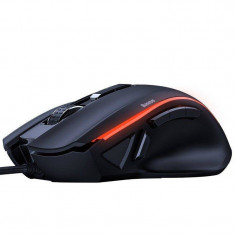 Mouse Gaming Baseus Gamo cu fir 6400 DPI 9 Butoane Programabile Negru foto