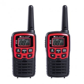 Kit 2 radio pmr xt10 walkie talkie midland foto