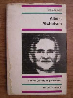 Bernard Jaffe - Albert Michelson foto