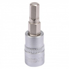 Bit hexagonal Yato YT-04372, 5mm cu adaptor 1/4", 37mm, Cr-V