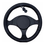 Husa Volan Piele Naturala Neagra 37-38cm All Ride Universal