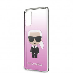 Husa Karl Lagerfeld Degrade pentru Samsung Galaxy S20 Roz foto