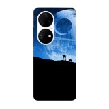 Husa compatibila cu Huawei Nova Y70 model Death Star, Silicon, TPU, Viceversa, Transparent, Carcasa