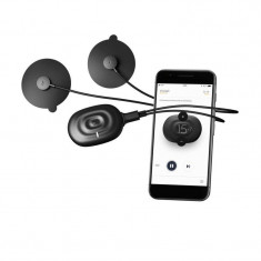 Aparat Smart Electrostimulare PowerDot Uno 2.0 EMS TENS Functie Masaj Bluetooth Aplicatie iOS si Android Pad-uri incluse Negru foto