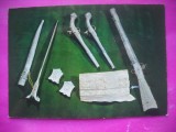 HOPCT 15596 ARME ALBANEZE SEC XIX MUZEUL ARH TIRANA -ALBANIA --EUROPA -CIRCULATA
