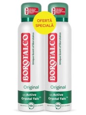 Pachet 2 x Deodorant Spray Borotalco Original 150 ml
