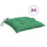 Cumpara ieftin Perne de scaun, 4 buc., verde, 50x50x7 cm, textil oxford