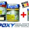 Kit Complet Vopsea Epoxidica Garaj Crem Deschis &amp;amp; Lac Transparent