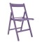 Scaun pliant Basic - cadru mov