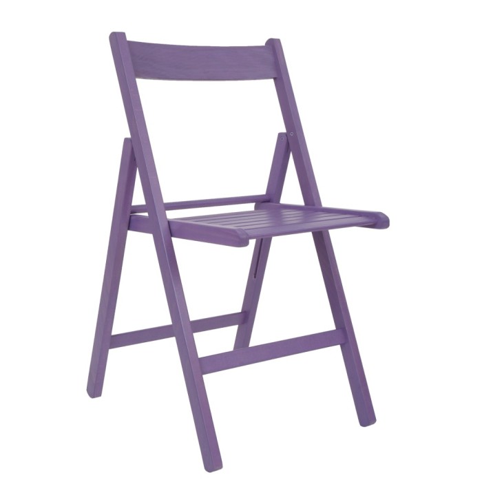 Scaun pliant Basic - cadru mov