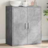 vidaXL Servantă, gri beton, 79x38x80 cm, lemn compozit