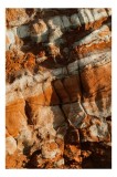 Tablou Canvas, "Straturi de piatră &icirc;n timp sculptat", Pietriș, Stratificare, Eroziune, Contrast, Textură, Rugozitate, Sedimentar, Natural, Diverse., 2