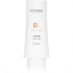 ICONIQUE Professional R+ Keratin repair Nourishing conditioner balsam regenerant cu keratina pentru păr uscat și deteriorat 200 ml