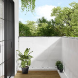 Paravan de balcon, alb, 120x800 cm, 100% poliester oxford GartenMobel Dekor, vidaXL