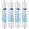 Set 4 bucati filtru de apa, Wessper, pentru Samsung Side by Side DA29-10105J HAFEX / EXP