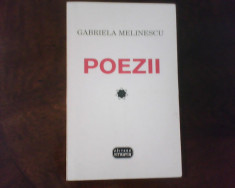 Gabriela Melinescu Poezii, ed. princeps, 1997 foto