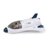 Astronaut figurina cu Racheta Spatiala, Lumina si sunet, Alb, ATU-086312, Oem