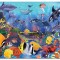 Puzzle de podea viata subacvatica melissa and doug