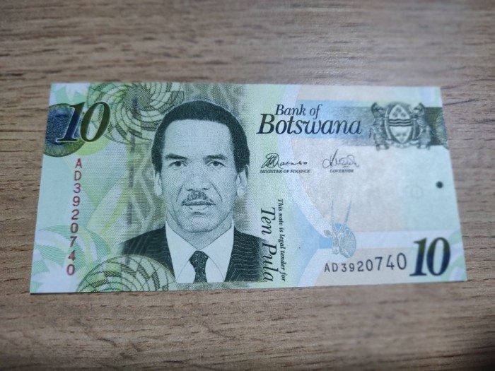 BOTSWANA 10 PULA 2009 UNC