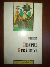 Despre rugaciune- Origen foto