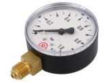 Manometru 0-1bar 63mm pentru Lichide și Gaze Inerte
