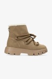 Mexx botine SIGMAR RHYTHM culoarea bej, cu toc plat, izolare ușoară, MI001708253W-01