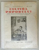 CULTURA POPORULUI , REVISTA ASOCIATIEI INVATATORILOR DIN JUDETUL CETATEA - ALBA , ANUL V , No. 7 -8 -9 , 1933
