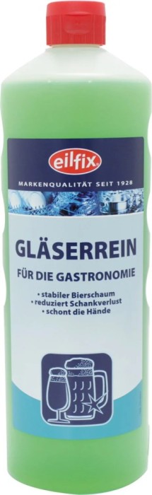 Gl&auml;ser Reiniger - Eilfix, f&uuml;r die hygienische, manuelle Gl&auml;serreinigung.