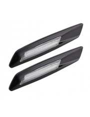 Set 2 Semnalizari Aripa Led Negre BMW E60, E61, E90, E91, E81, E82, E88