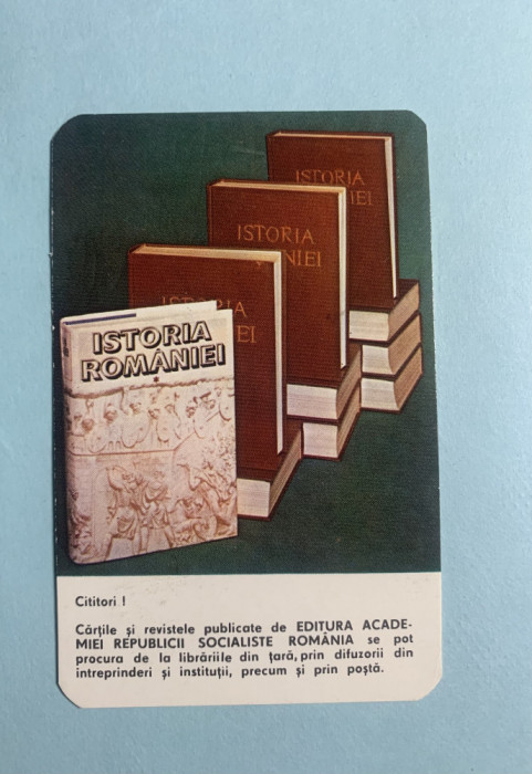 Calendar 1980 editura academiei