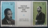 Camerun 1968, personalitati, Martin Luther King, serie completa MNH
