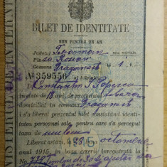 M3 C18 - 1915 - Bilet de identitate