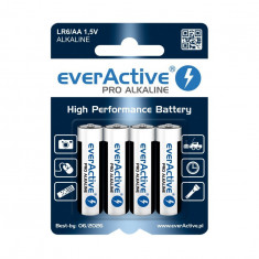 Baterii alcaline LR6 AA everActive Pro-Conținutul pachetului 1x Blister