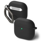 Husa Apple Airpods 4 negru Silicone Ringke