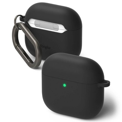 Husa Apple Airpods 4 negru Silicone Ringke foto