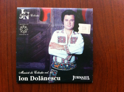 ion dolanescu cd disc selectii muzica de colectie populara jurnalul national NM foto