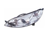 Far Peugeot 407 Berlina/Break 05.2004-12.2010 TYC partea Stanga, tip bec H1+H7 cu motoras
