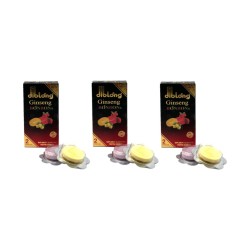 Set 3 Cutii Bomboane Afrodisiace Ginseng DIBLONG, 6 buc